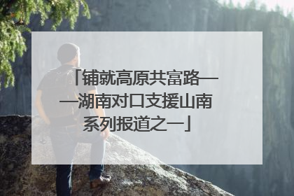 铺就高原共富路——湖南对口支援山南系列报道之一