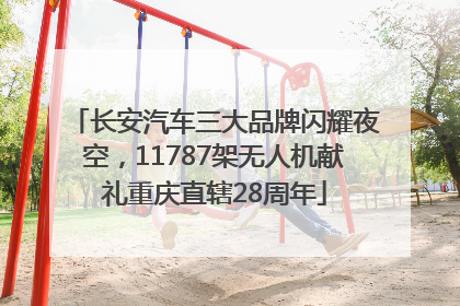 长安汽车三大品牌闪耀夜空，11787架无人机献礼重庆直辖28周年