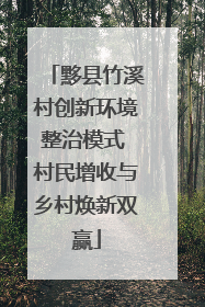 黟县竹溪村创新环境整治模式 村民增收与乡村焕新双赢