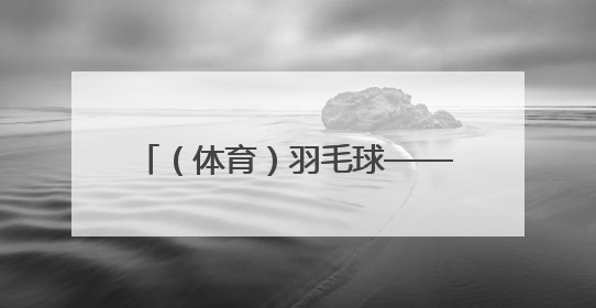 （体育）羽毛球——印尼公开赛：陈柏阳/刘毅无缘男双八强
