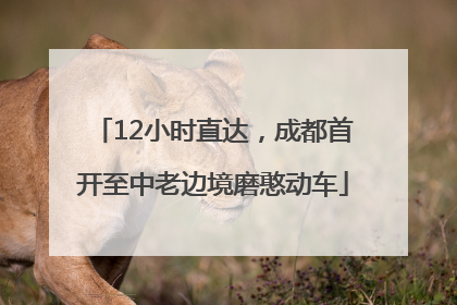 12小时直达，成都首开至中老边境磨憨动车