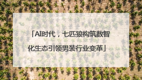 AI时代，七匹狼构筑数智化生态引领男装行业变革