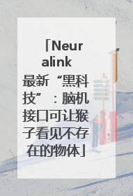 Neuralink最新“黑科技”：脑机接口可让猴子看见不存在的物体